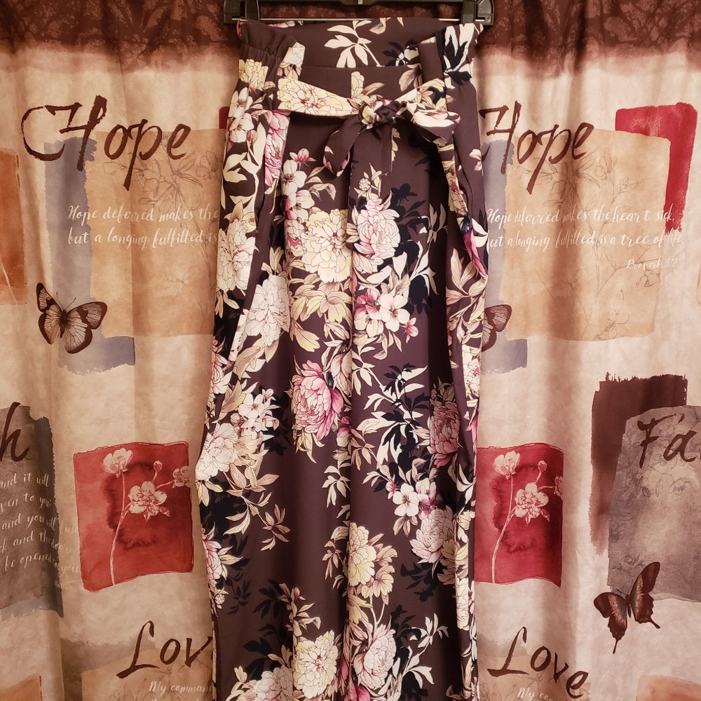 Floral Print Pants